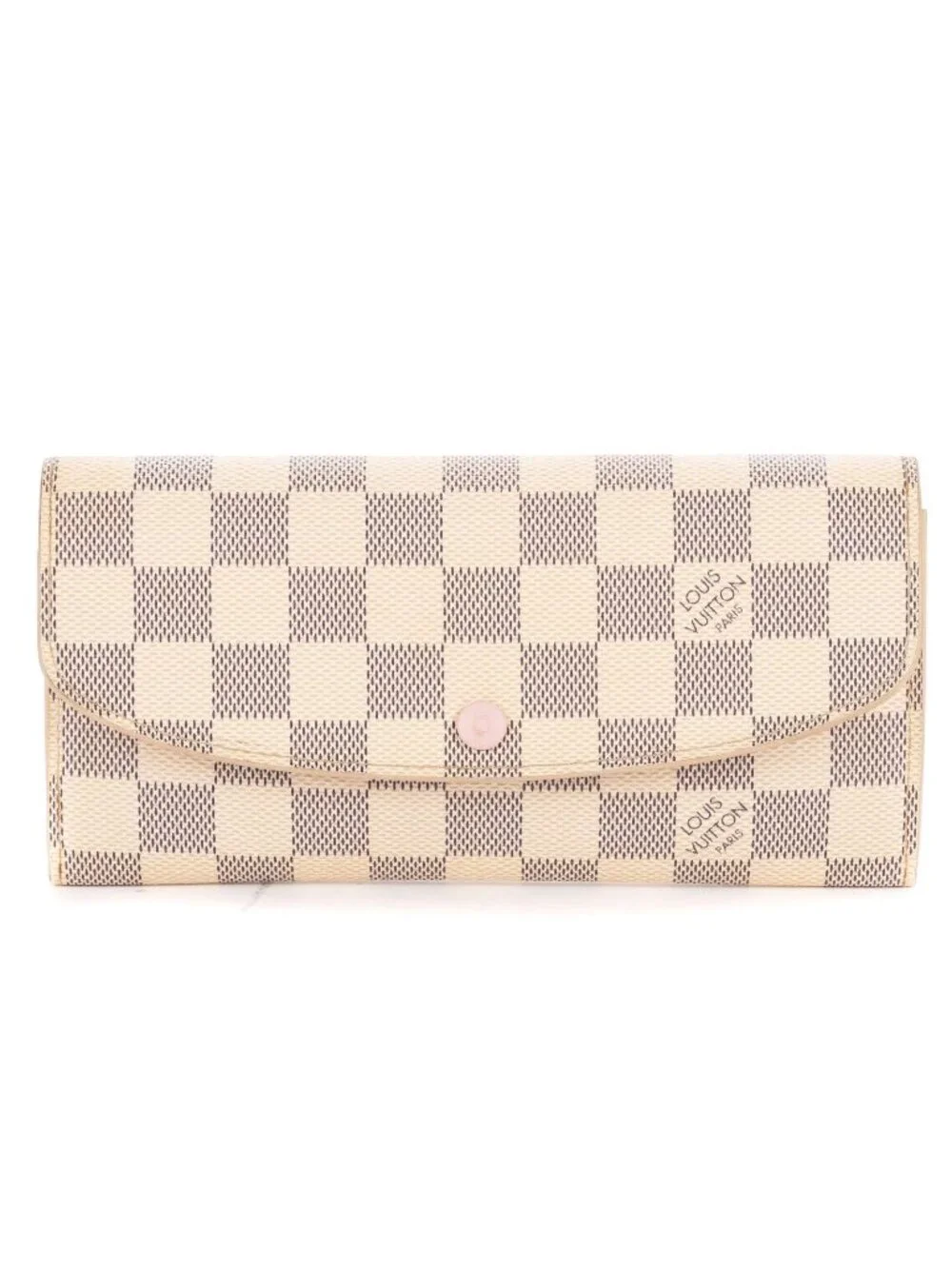 Louis Vuitton Emily Ivory Pink Damier Azur Wallet